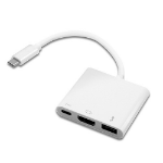 Cablenet 20cm USB 3.1c Male - HDMI 1.4b USB 3.1c, USB 3.0 Type A Active Adaptor