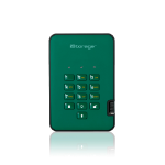 iStorage diskAshur2 256-bit 5TB USB 3.1 secure encrypted hard drive - Green IS-DA2-256-5000-GN