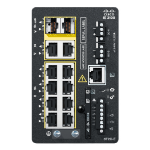 Cisco Catalyst IE-3100-8P2C-E-RF network switch Managed L2 Gigabit Ethernet (10/100/1000) Power over Ethernet (PoE) Black