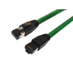 Microconnect MC-SFTP8010G networking cable Green 10 m Cat8.1 S/FTP (S-STP)