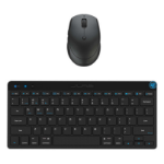 JLab GO keyboard Mouse included Universal Bluetooth QWERTY Black