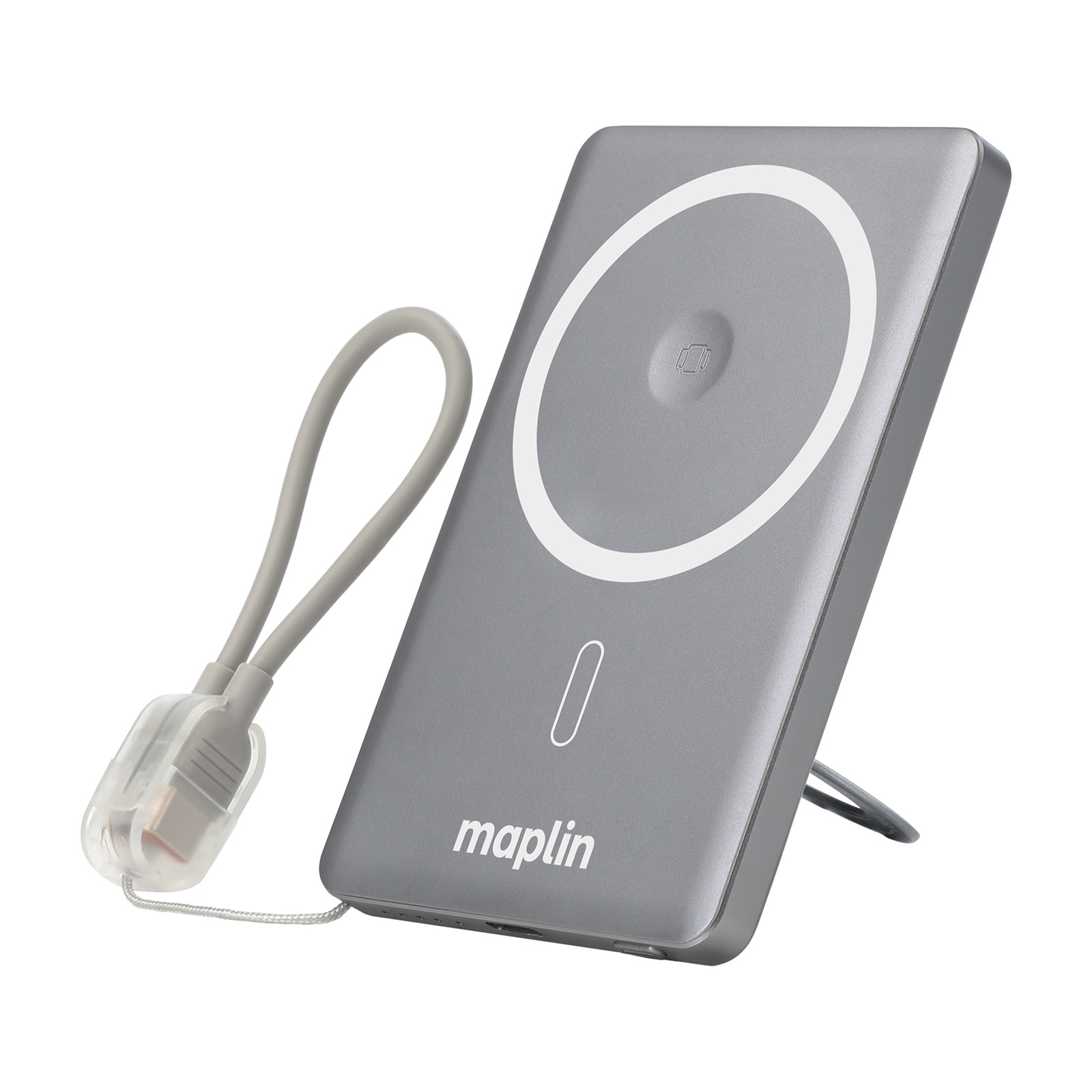 Maplin 5000Mah Power Bank Usb-C Magsafe Wireless Watch & Phone Ch