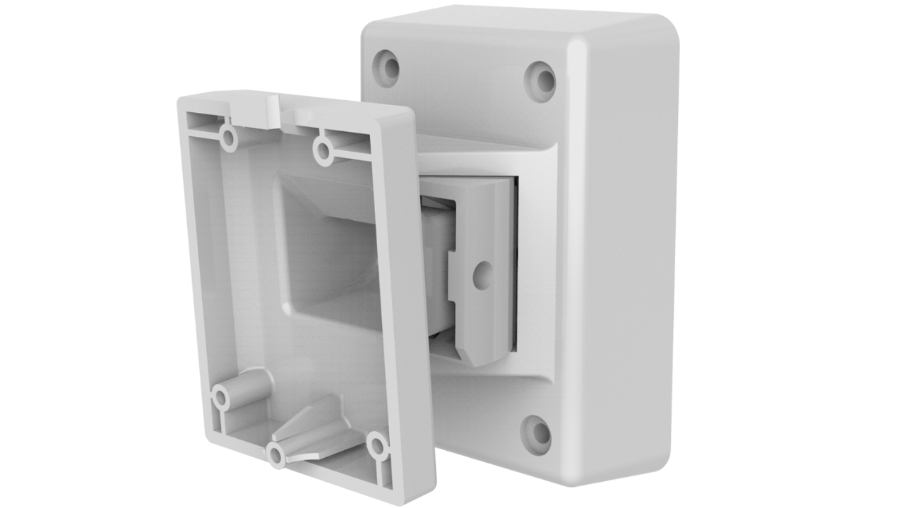 Hikvision Digital Technology DS-PDB-EX-Wallbracket Vinkeljärn Vit Polykarbonat 1 styck