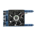 HPE DL360 Gen10 High Performance Fan Kit Datorväska Svart, Blå