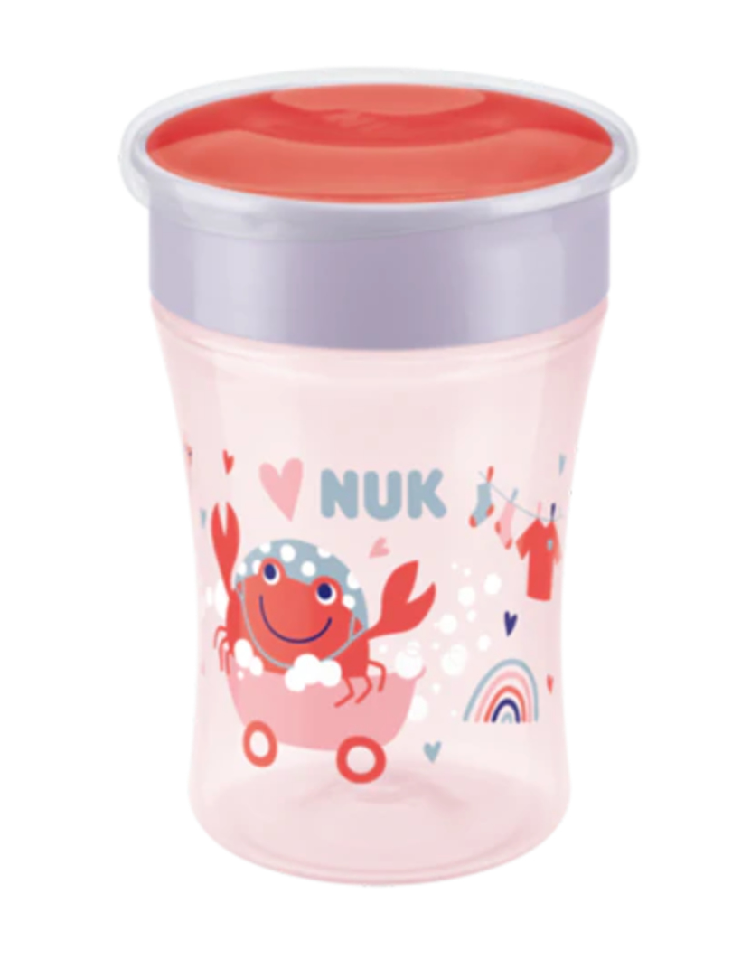 Image of NUK Magic Cup 230ml - Single - 0.23 L - Red - Polypropylene - Cup...