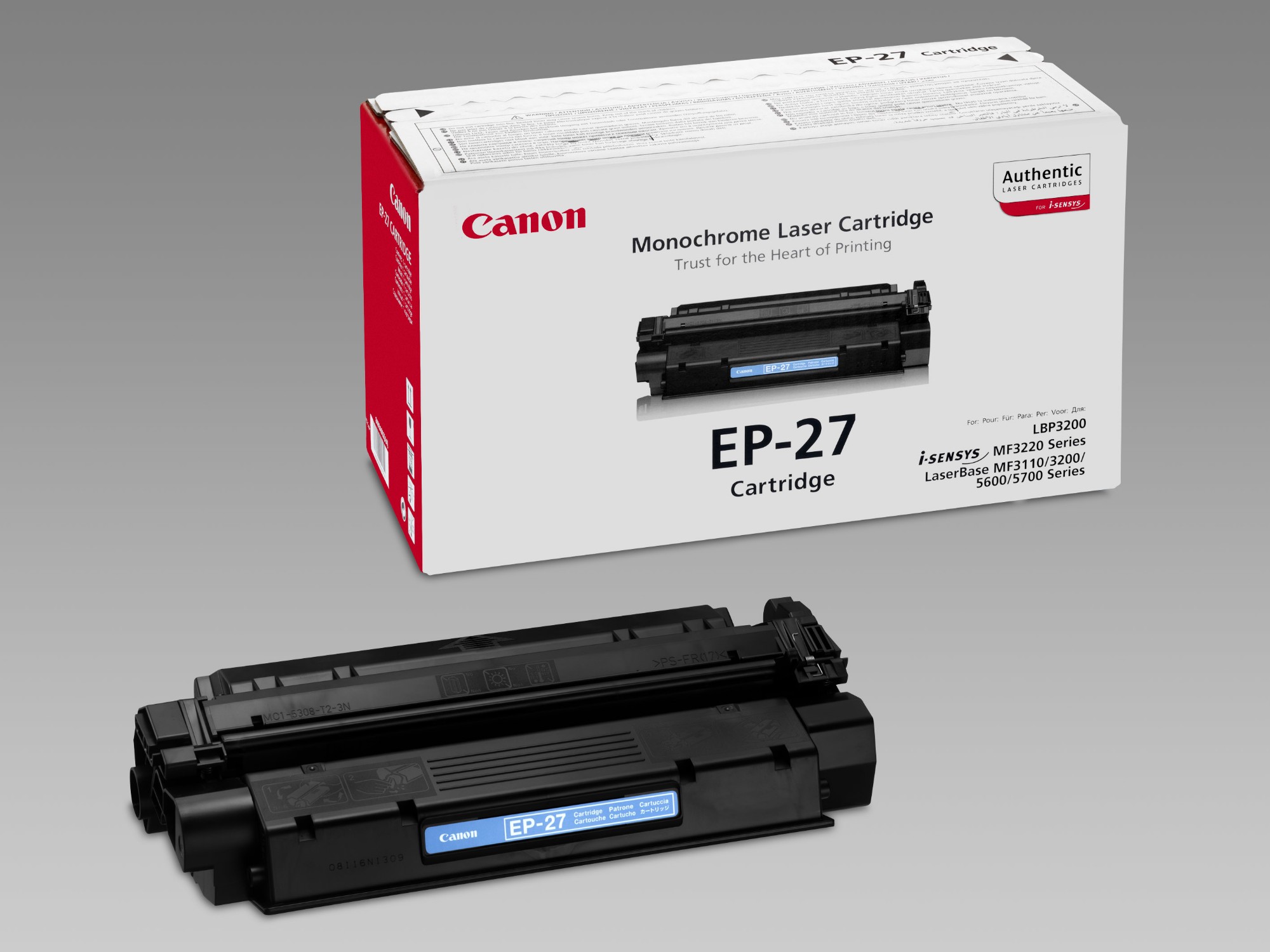 Canon 8489A002/EP-27 Toner cartridge black, 2.5K pages/5% for Canon LBP-27