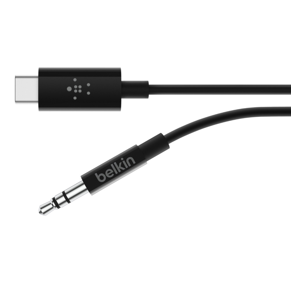 Image of Belkin RockStar 3.5mm with USB-C Connector audio cable USB C...