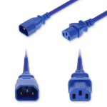 AddOn Networks ADD-C142C13C18G6FBE power cable Blue 70.9" (1.8 m) IEC C14 IEC C13