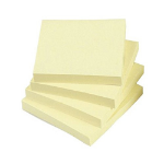 5Star 296638 note paper Square Yellow Self-adhesive