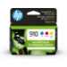 HP 910 3-pack Cyan/Magenta/Yellow Original Ink Cartridges