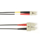 Black Box FOCMR50-015M-SCLC-BK InfiniBand/fibre optic cable 15 m 2x SC 2x LC OFNR OM2 Zwart