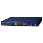 PLANET GSW-2620HP network switch Unmanaged 10G Ethernet (100/1000/10000) Power over Ethernet (PoE) 1U Blue