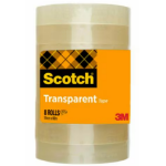 Scotch 7100213204 stationery tape 66 m Acrylic, Polypropylene (PP) Transparent 8 pc(s)