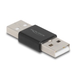 DeLOCK Adapter Gender Changer USB 2.0 Type-A male to male metal