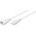 Microconnect PE040610W power cable White 1 m C14 coupler C13 coupler