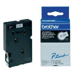 Brother TC-201A DirectLabel black on white 12mm x 7,7m Pack=10 for Brother P-Touch TC 9-12mm