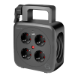 LogiLink Power Cable Reel 5m, 4 sockets, w/ USB-A & USB-C 20W,  IP20