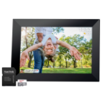 Praktica 10" Digital Photo Frame 1280 x 800 with Wi-Fi and Frameo Software - Frame + Sandisk 32GB MicroSD Card