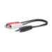 Vivolink PROMJMRCAF0.2 audio cable 0.2 m 2 x RCA 3.5mm Black