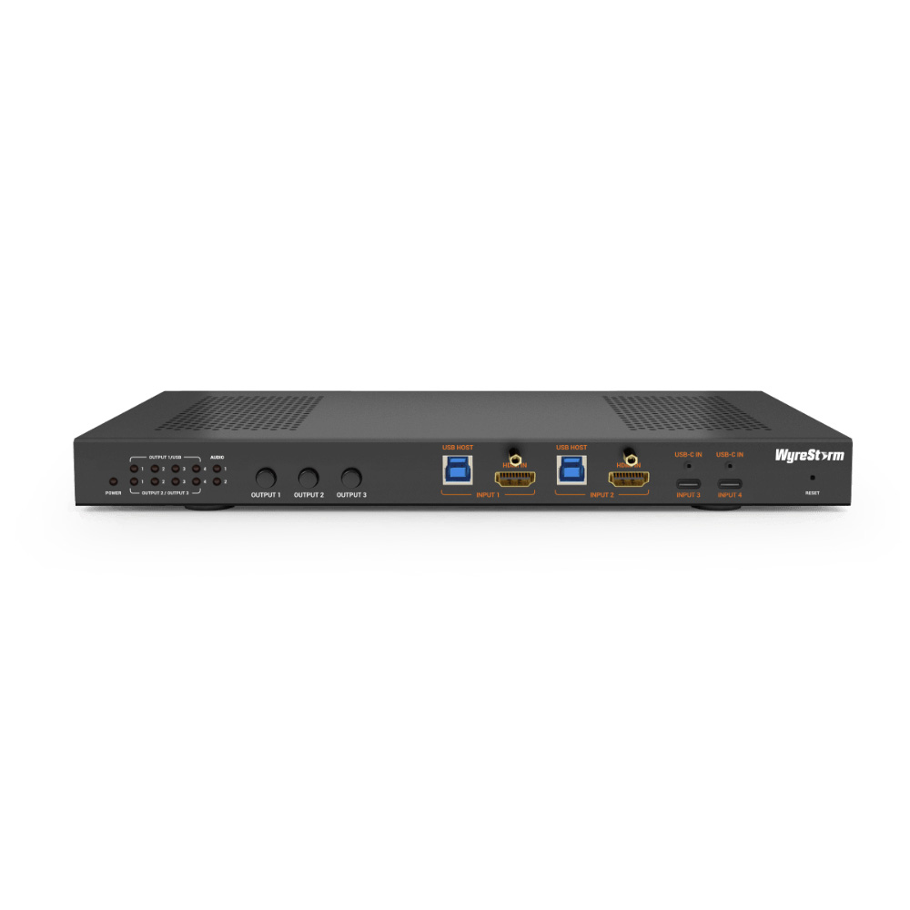 WyreStorm Synergy 4K60Hz HDR 4x3 HDMI & USB-C Matrix Switcher with