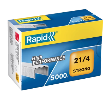 Image of Rapid Staples Strong 21/4 Galvanized Box of 5000