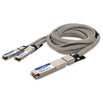 AddOn Networks MSA and TAA 400GBase-CU OSFP to 2xQSFP56 Direct Attach Cable Direct Attach Cable (Passive Twinax, 1m)