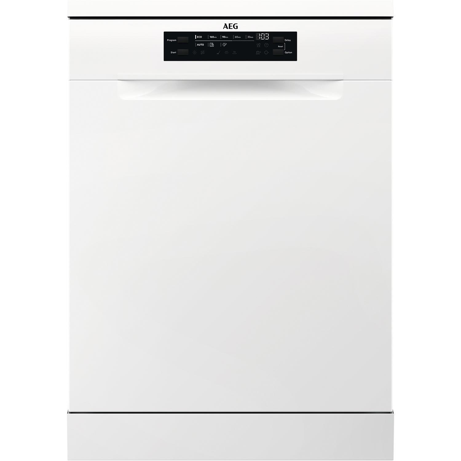 Photos - Dishwasher AEG 6000 Series 13 Place Settings Freestanding  - White FFB53617 