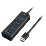 MBeat MB-U3H-4K interface hub USB 3.2 Gen 1 (3.1 Gen 1) Type-A 5 Mbit/s Black