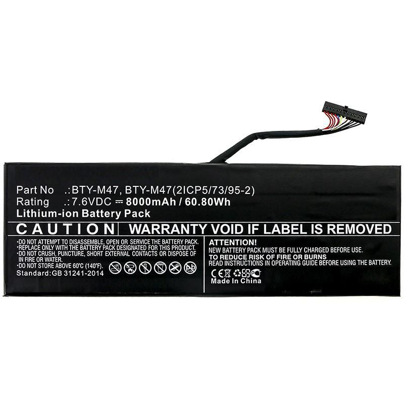Image of CoreParts MBXMSI-BA0009 notebook spare part Battery