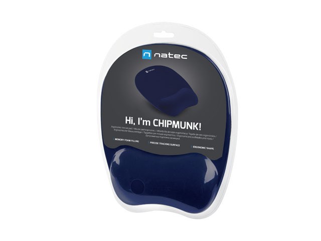 NAT EC MOUSE PAD CHIPMUNK NAVY BLUE 230X200MM MEMOR