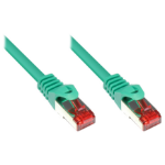 Alcasa 3m Cat6 S/FTP networking cable Green S/FTP (S-STP)