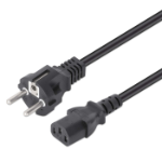 Manhattan EU Power Cable C13 to CEE 7/7, 1 m