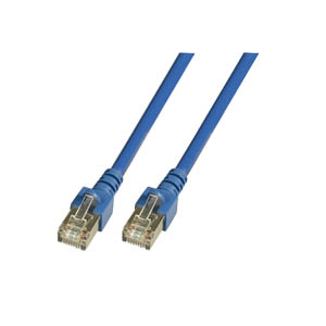 EU Product - RJ45 Patchkabel SF/UTP Cat.5e PVC CCA  1.00m blau thumbnail
