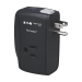 Tripp Lite TRAVELER surge protector Black 2 AC outlet(s) 120 V