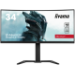 iiyama G-MASTER GCB3481WQSU-B1 computer monitor 86.4 cm (34") 3440 x 1440 pixels UltraWide Quad HD LCD Black