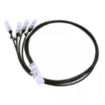 Lanview MO-MC2609130-003 InfiniBand/fibre optic cable 3 m QSFP+ 4x SFP+ Black