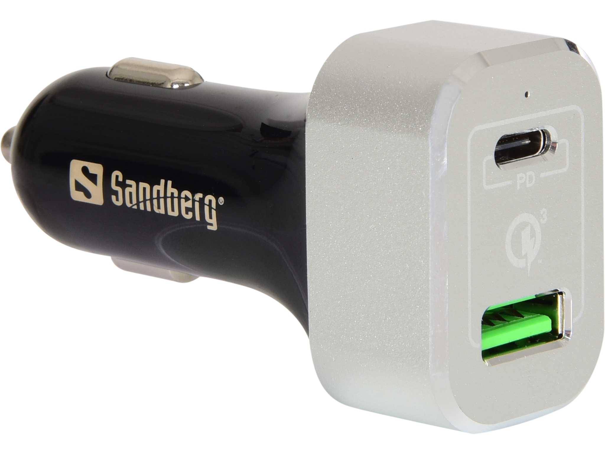 Sandberg Car Charger USB-C PD+QC3.0 63W