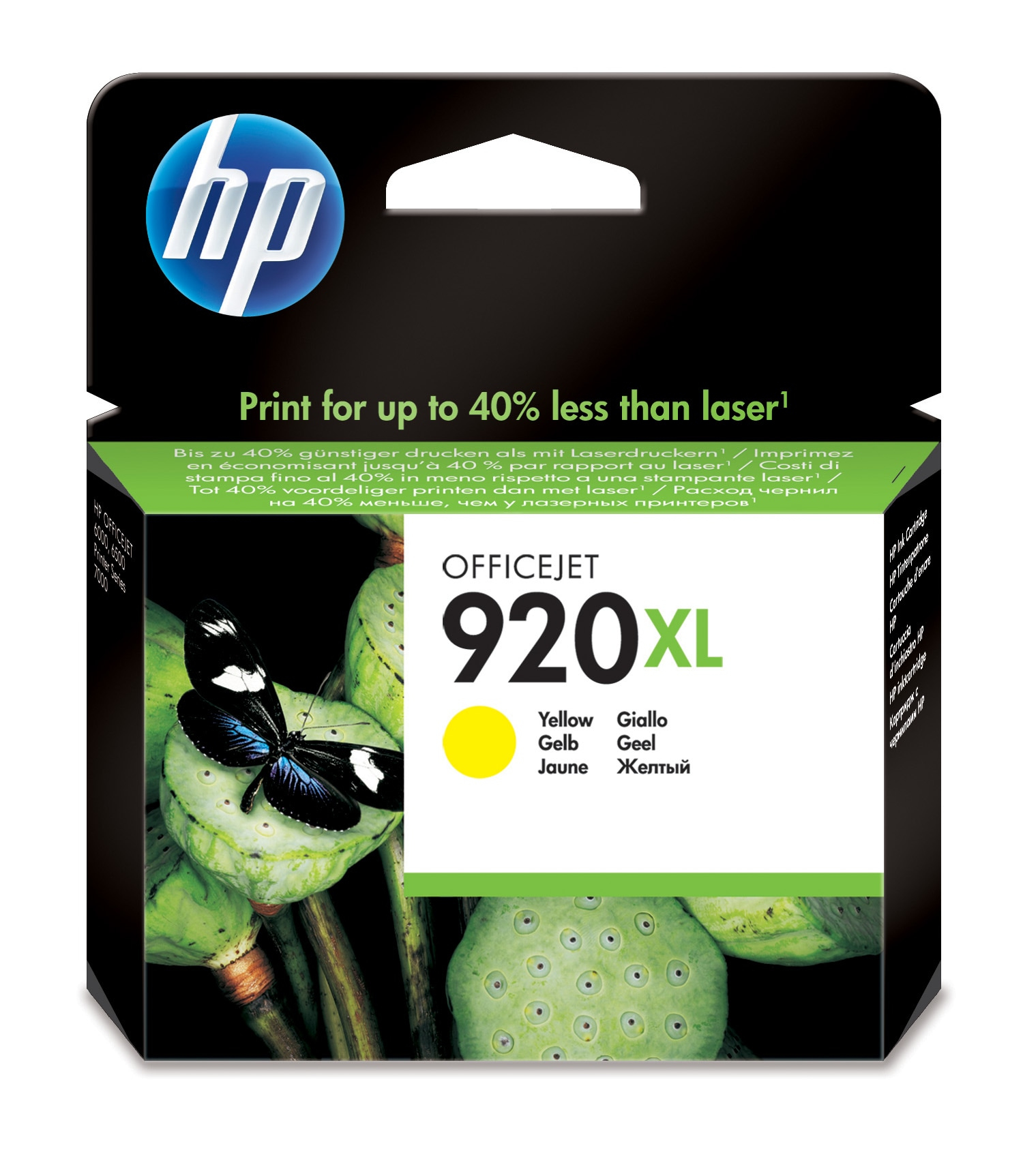 HP 920XL High Yield Yellow Ink Cartridge
