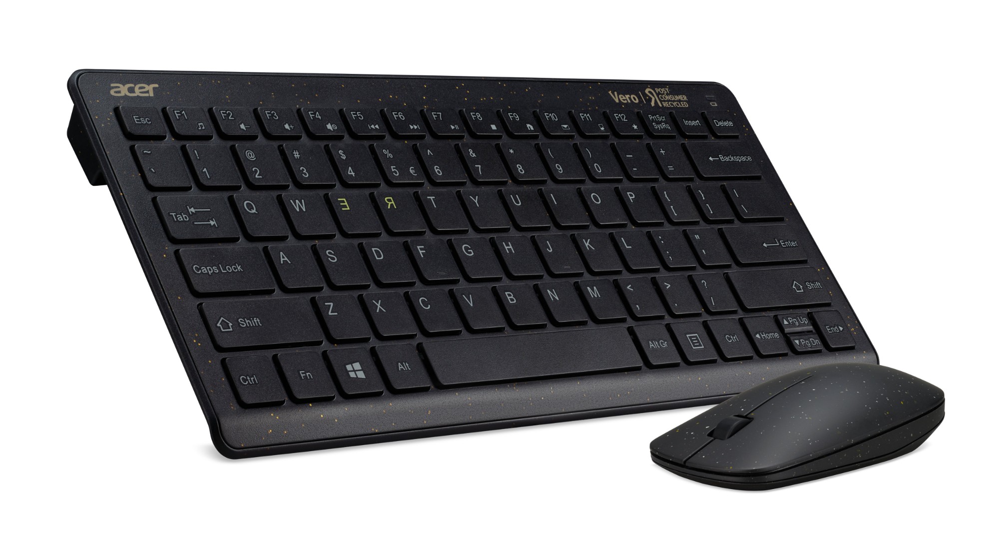 GP.ACC11.02U ACER Vero Combo Set AAK125 antimikrobielle drahtlose Tastatur und Macaron Maus - Keyboard - 1,200 dpi