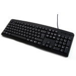 Accuratus - Full Size- 105 key- Black- USB keyboard. .