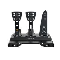 Image of Moza Racing MOZA RS04 - Pedals - PC - 100 kg - Wired - USB - Black...