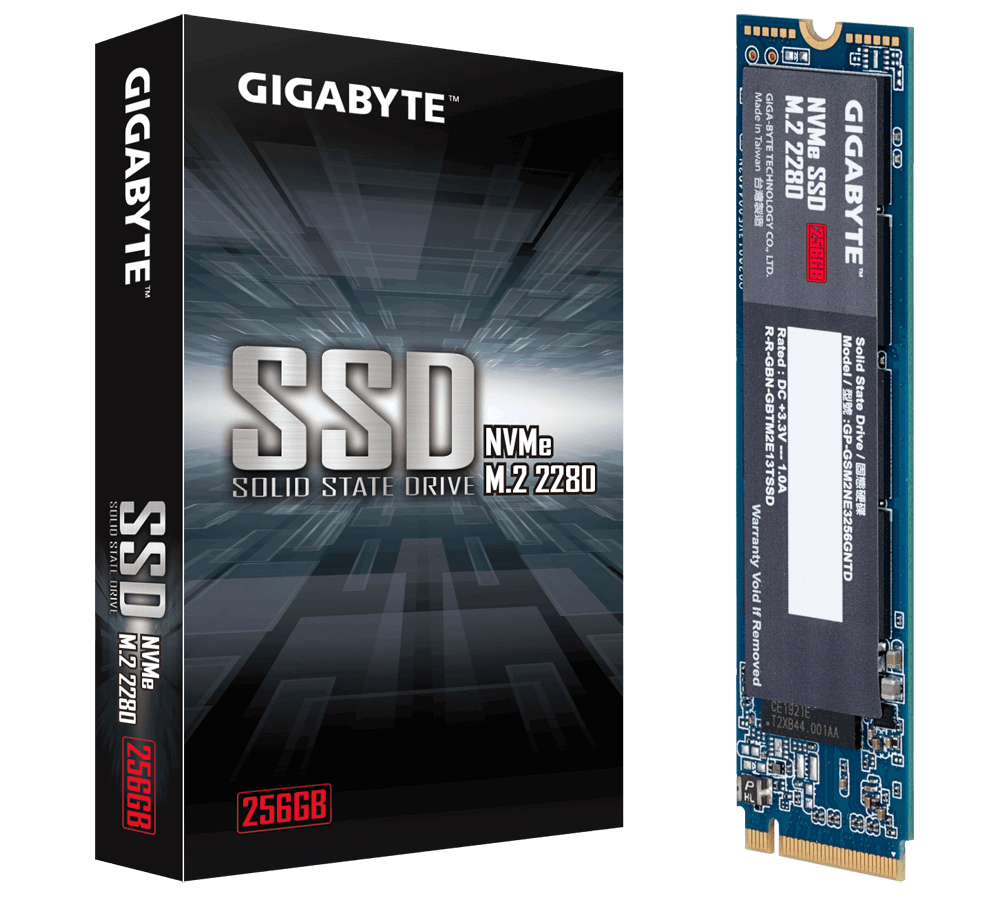 Image of Gigabyte GP-GSM2NE3256GNTD internal solid state drive M.2 256 GB...