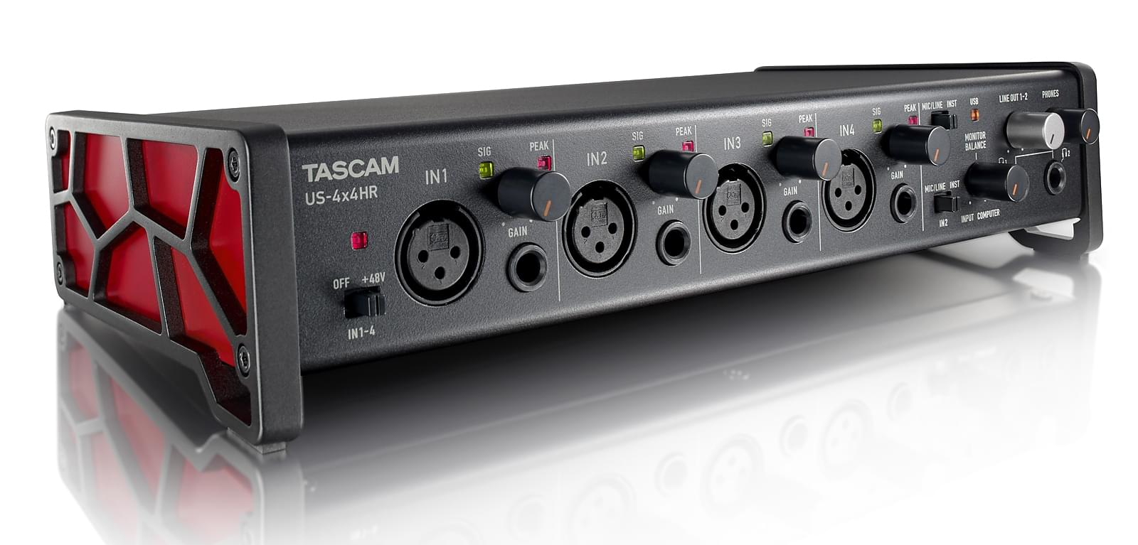 US-4X4HR recording audio interface