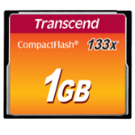 Transcend 1 GB CF 133x CompactFlash MLC