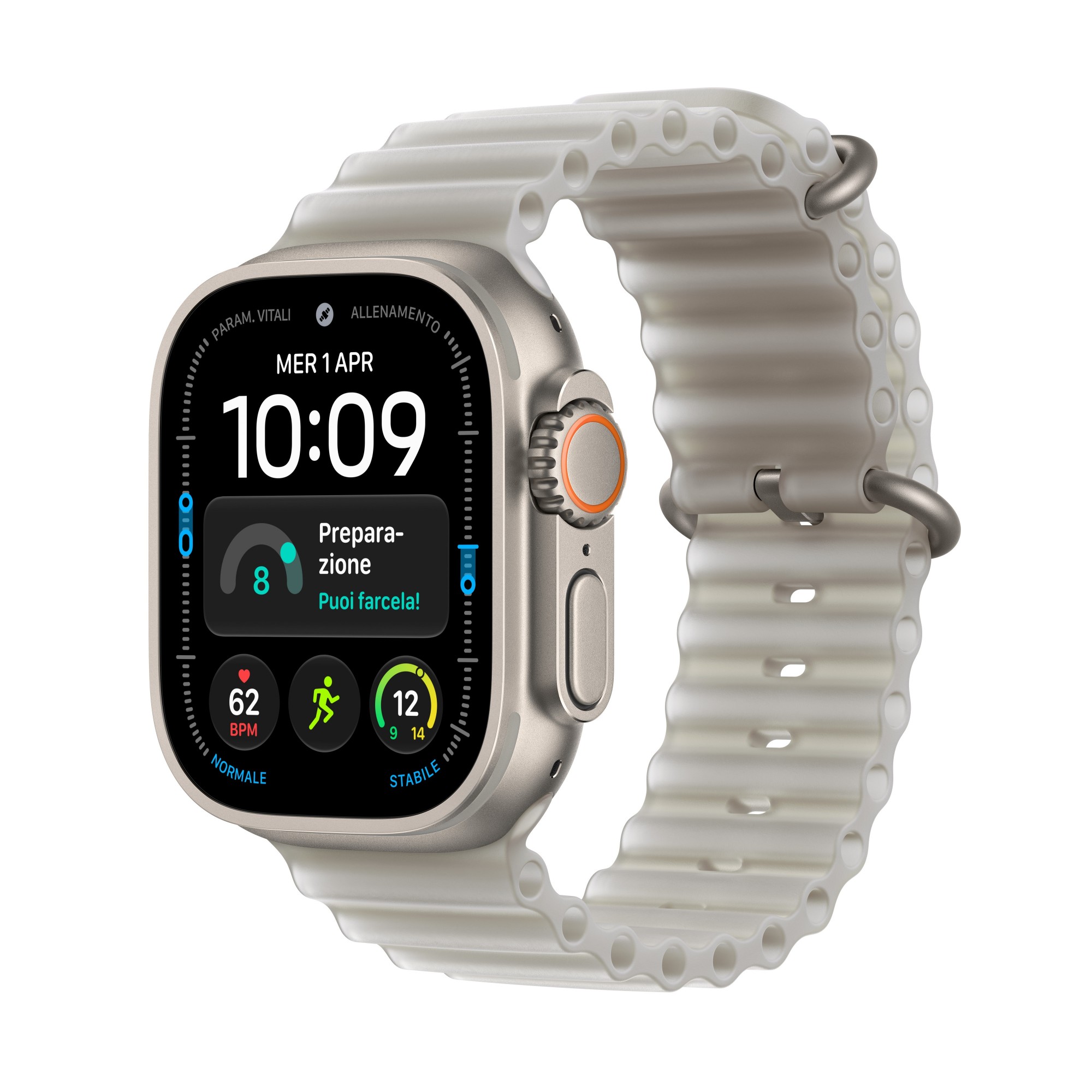 Apple Watch Ultra 4 GPS + Cellular 49mm Natural Titanium Case with Tra