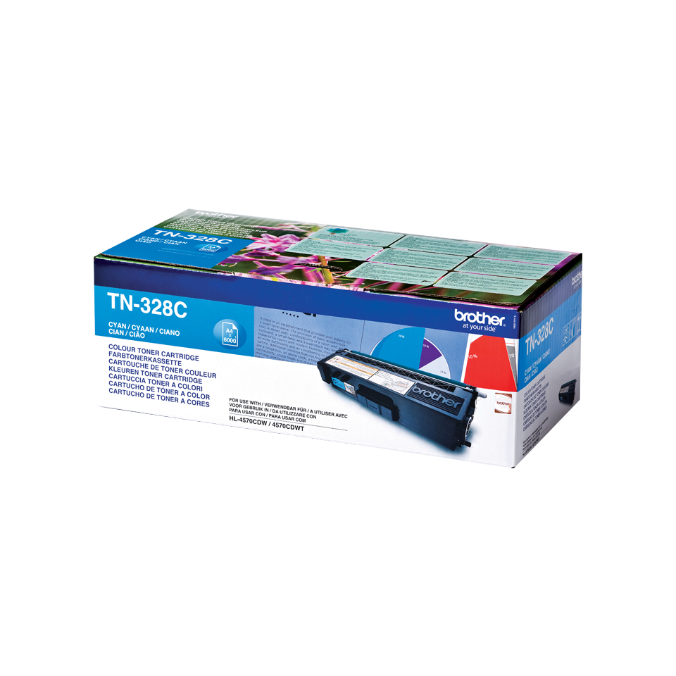 Brother TN-328C Toner cyan extra High-Capacity, 6K pages ISO/IEC 19798 for Brother HL-4570