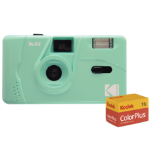 Fujifilm Kodak M35 Film Camera 35mm Reusable with 36 Exposure Film Pack - Mint Green