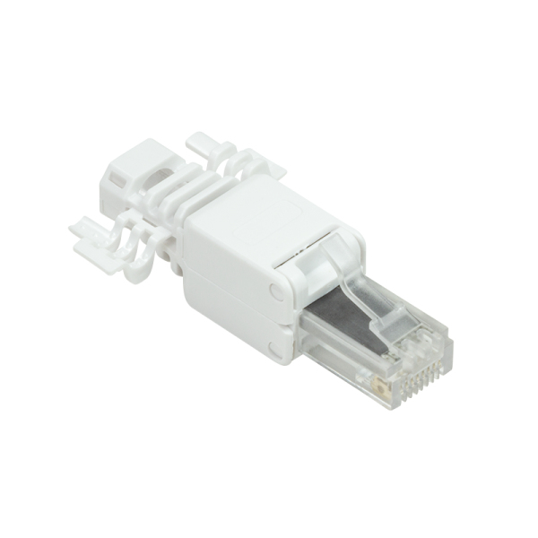 Image of LogiLink MP0028 wire connector RJ-45 Transparent, White