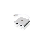iogear GUC3CHD22 video cable adapter 7.68" (0.195 m) USB Type-C 2 x HDMI White
