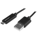 StarTech.com Micro-USB Cable with LED Charging Light - M/M - 1m (3ft) USBAUBL1M